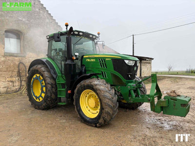 E-FARM: John Deere 6195 R - Traktori - id 5PV9QPR - 64 000 € - Godina proizvodnje: 2015 - Radni sati motora: 6.450,Snaga motora (KS): 212,Francuska