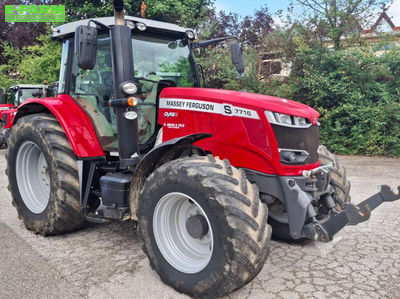 E-FARM: Massey Ferguson 7716 S - Traktor - id JZR9YSP - 72.000 € - Baujahr: 2018 - Abgelesene Motorstunden: 3.683,Motorleistung (PS): 177,Frankreich