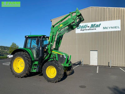 E-FARM: John Deere 6110 M - Tractor - id MR8NCQK - €69,500 - Year of construction: 2020 - Engine hours: 3,450,Engine power (HP): 110,France