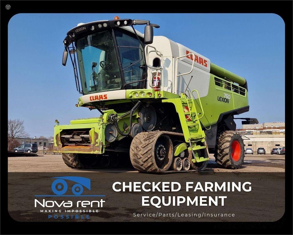 Claas Lexion 760 Terra Trac Combine harvester €89,000