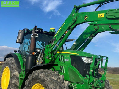 E-FARM: John Deere 6155 R - Tractor - id EK7G1H5 - €69,000 - Year of construction: 2016 - Engine hours: 7,400,Engine power (HP): 195,Germany