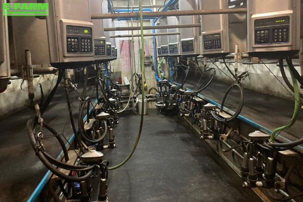 DeLaval melkstand komplett Melžimo įranga 15 000 €