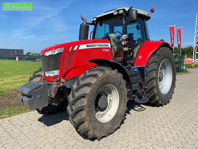 E-FARM: Massey Ferguson 7722 - Tractor - id Y53IEPU - €75,000 - Year of construction: 2017 - Engine hours: 3,705,Engine power (HP): 200,Germany