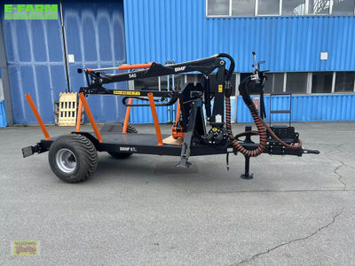 E-FARM: BMF 6t2 mit forstkran bmf 540 - Forestry trailer - id LBAUPVS - €17,417 - Year of construction: 2025 - Austria