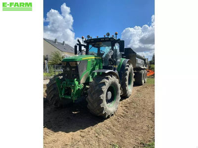 E-FARM: John Deere 6195 R - Tractor - id MQZZYU8 - €75,000 - Year of construction: 2019 - Engine hours: 8,486,Engine power (HP): 195,France