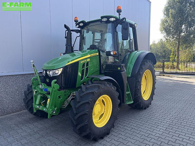 E-FARM: John Deere 6100 M - Tractor - id VEQ4VFR - Year of construction: 2024 - Engine hours: 466,Engine power (HP): 109,Netherlands