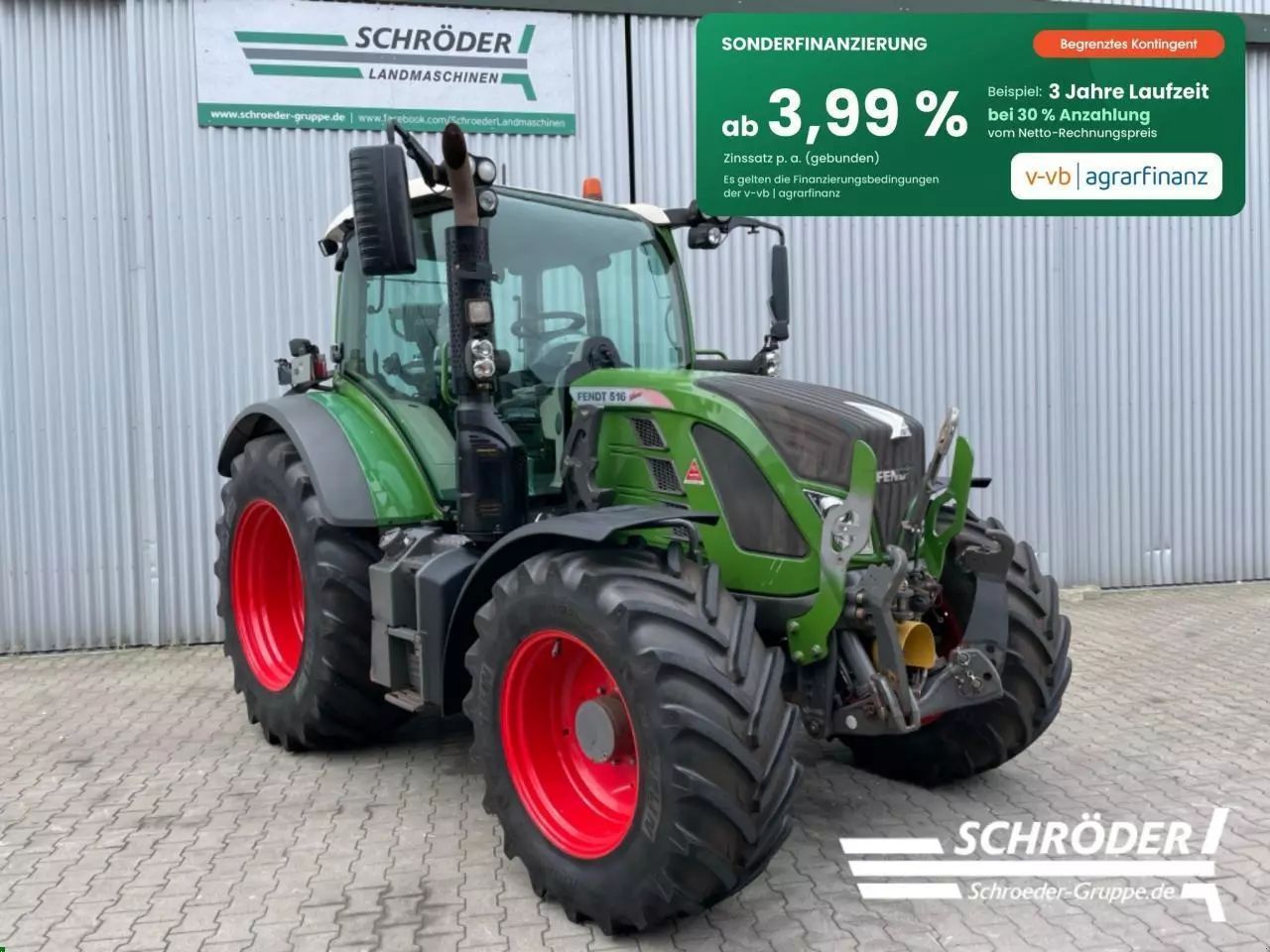 Fendt 516 Vario Profi Plus Tractor €94,885