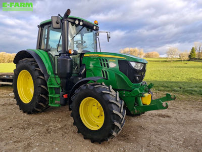 E-FARM: John Deere 6110 M - Tractor - id S25NQLM - €53,000 - Year of construction: 2017 - Engine hours: 3,100,Engine power (HP): 130,France