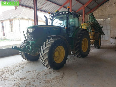 E-FARM: John Deere 6215 R - Tractor - id 43EWZYI - €75,000 - Year of construction: 2016 - Engine hours: 5,633,Engine power (HP): 233,France