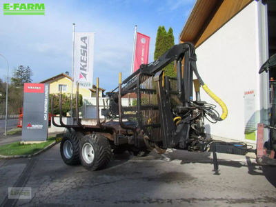 E-FARM: Kesla 12t + f 400 - Remolque forestal - id 3PPVUFW - 40.000 € - Año: 2007 - Austria