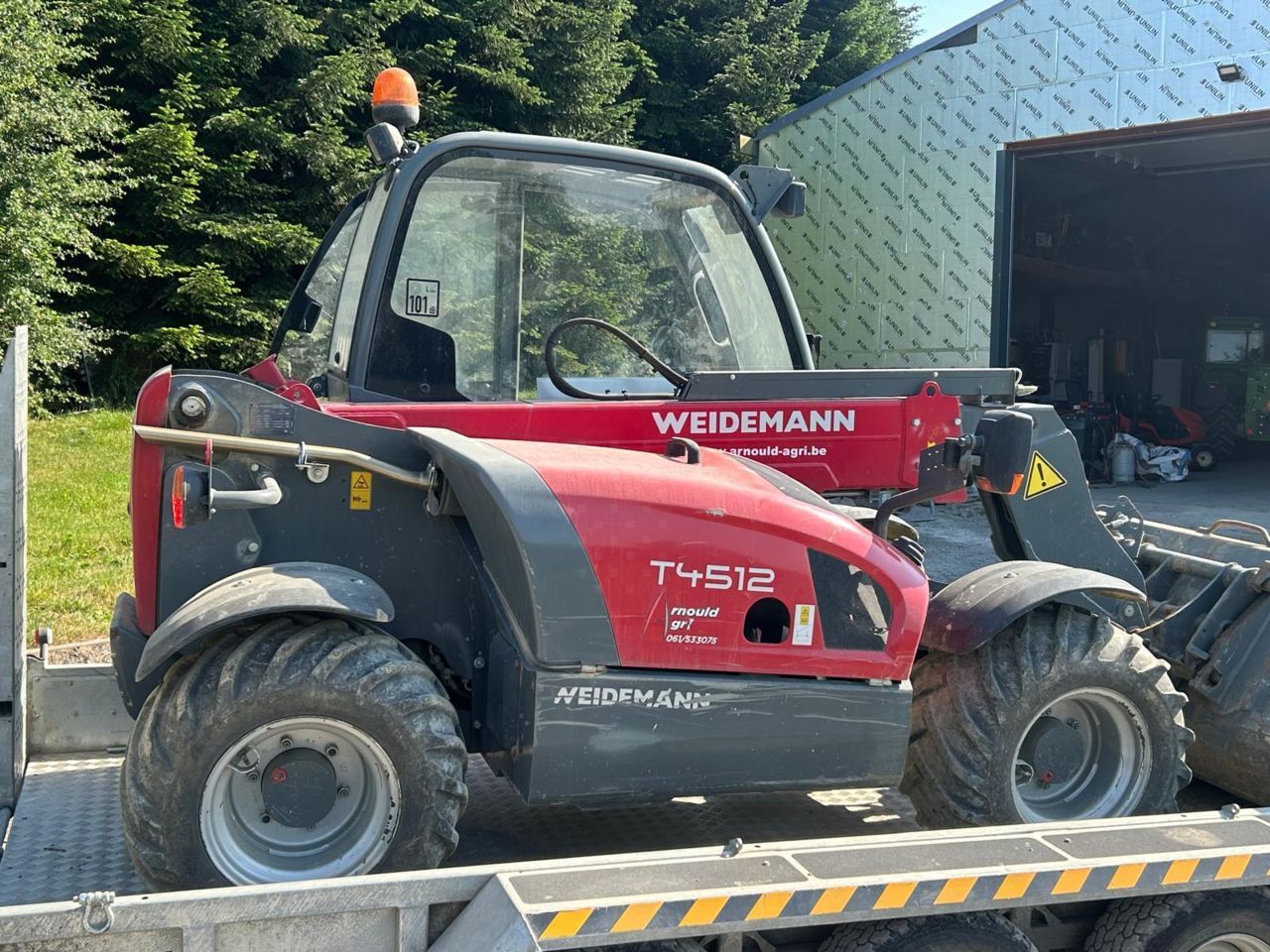 Weidemann T4512 Τηλεσκοπικός φορτωτής 41.000 €