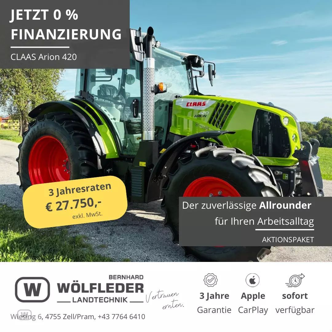 Claas Arion 420 Tractor €83,250