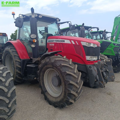 E-FARM: Massey Ferguson 7616 Dyna-6 - Tractor - id AS5AQKX - €51,000 - Year of construction: 2014 - Engine hours: 5,500,Engine power (HP): 158,France