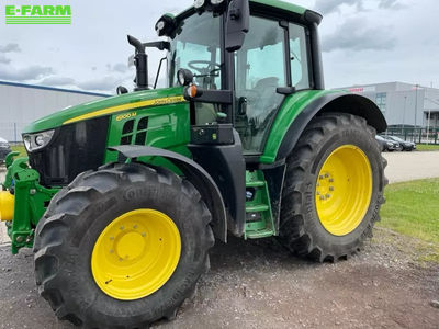 E-FARM: John Deere 6100 M - Τρακτέρ - id 4KZAAQW - 66.700 € - Χρονία: 2020 - Μετρητής ωρών: 2.212,Ισχύς κινητήρα: 100,Γερμανία