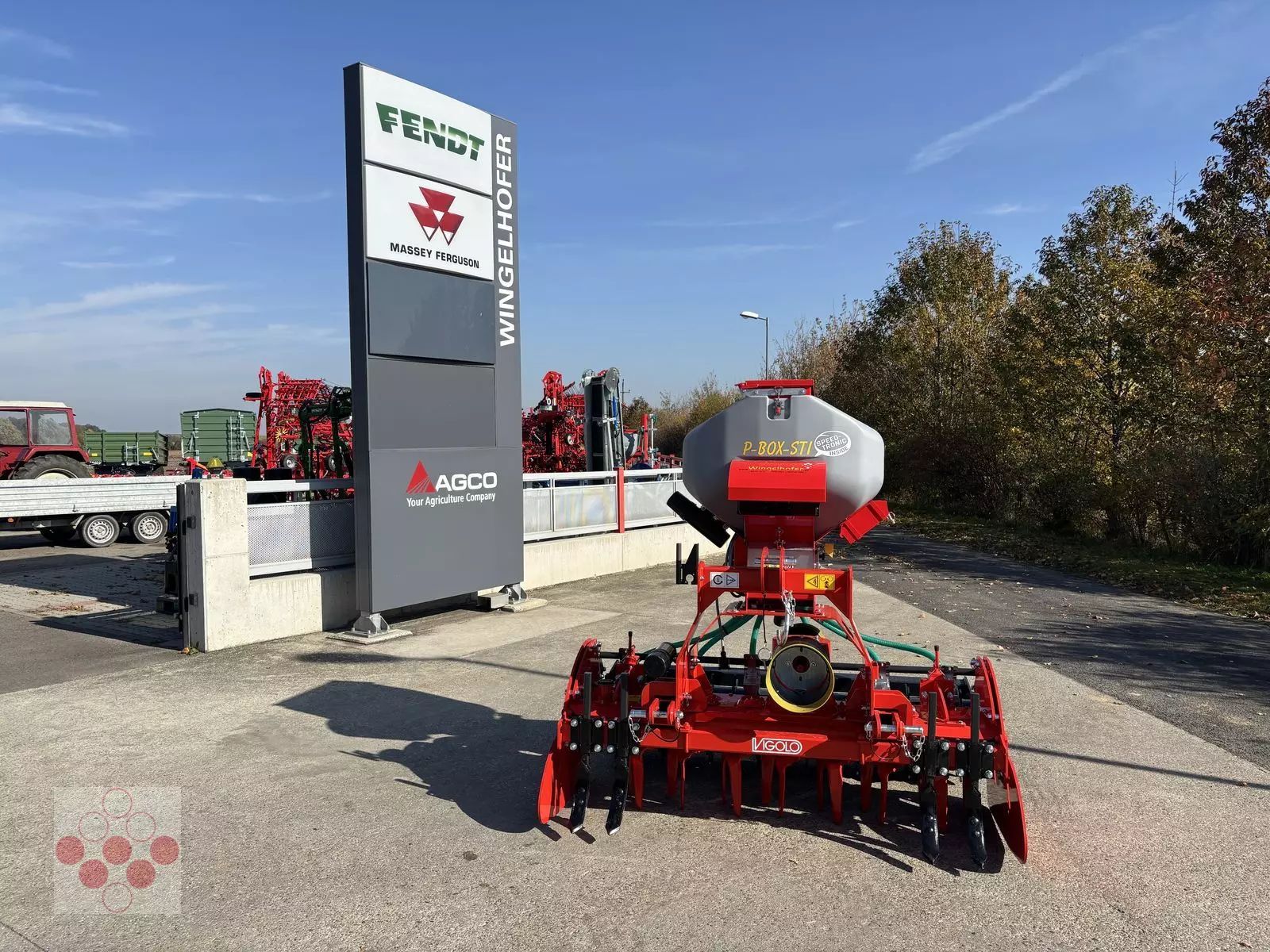 VIGOLO kreiselegge en l-185 + p-box Power harrow €10,985
