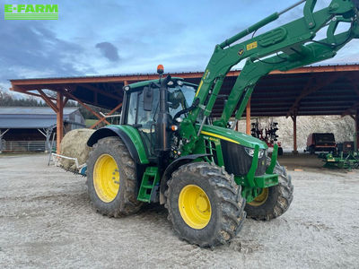 E-FARM: John Deere 6100 M - Tractor - id PD6NPR6 - €101,000 - Year of construction: 2024 - Engine hours: 750,Engine power (HP): 109,France