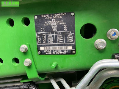 E-FARM: John Deere 6R 175 - Tractor - id APTAU6J - €153,750 - Year of construction: 2024 - Engine hours: 870,Engine power (HP): 175,Germany