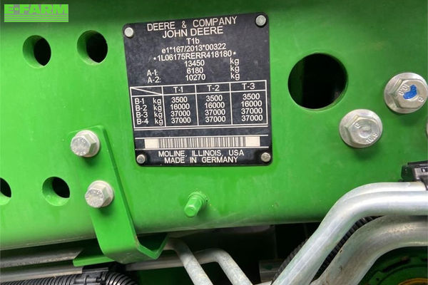 John Deere 6R 175 Tractor €153,750