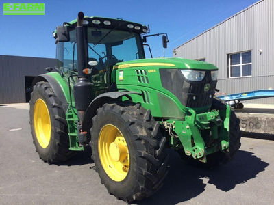 E-FARM: John Deere 6155 R - Tractor - id E4NZGH7 - €82,000 - Year of construction: 2018 - Engine hours: 3,770,Engine power (HP): 155,France