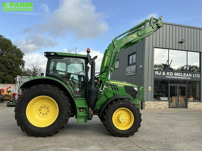 E-FARM: John Deere 6155 R - Tractor - id YJ7LZQX - €82,500 - Year of construction: 2022 - Engine hours: 3,008,Engine power (HP): 168,United Kingdom