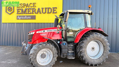 E-FARM: Massey Ferguson 6713 S - Tractor - id SPFSCBS - €55,000 - Year of construction: 2018 - Engine hours: 4,600,Engine power (HP): 130,France