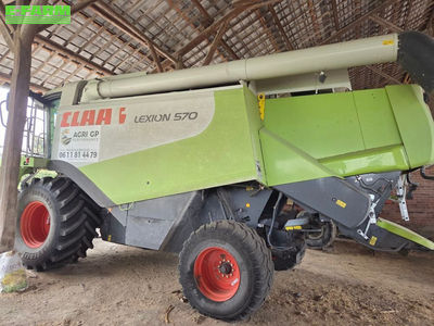 E-FARM: Claas Lexion 570 - Комбайн - id TU6GVFV - 65 000 € - Година на построяване: 2006 - Работни часове на двигателя: 3 880,Мощност на двигателя (HP): 366,Франция