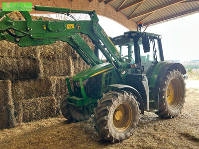 E-FARM: John Deere 6110 M - Tractor - id JATKIPY - €77,000 - Year of construction: 2022 - Engine hours: 3,200,Engine power (HP): 110,France
